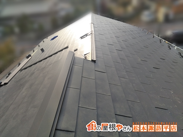 安曇野市屋根葺き替え工事　完工